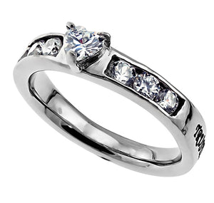 Princess Solitaire Ring