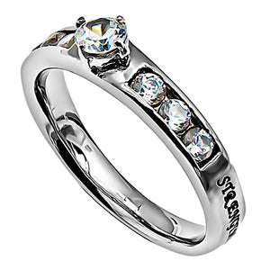 Princess Solitaire Ring