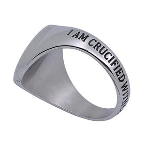 
                
                    Load image into Gallery viewer, Men&amp;#39;s R2 Shield Cross Ring
                
            