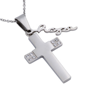 CZ Handwriting Necklace