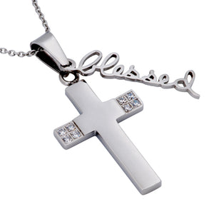 CZ Handwriting Necklace