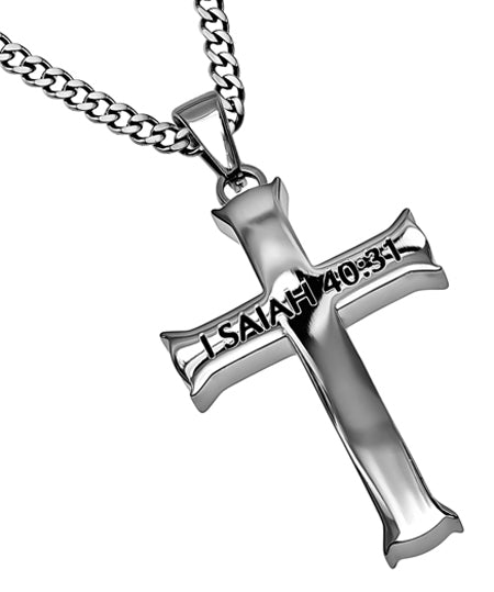 Iron discount cross necklace