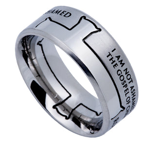 Silver Iron Cross Ring