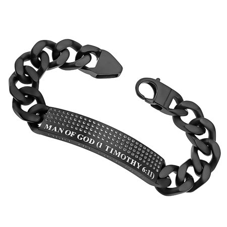 Men's Black Sport Bracelet Collection