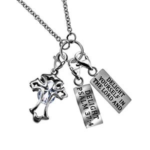 Silver Hang Charm Necklace